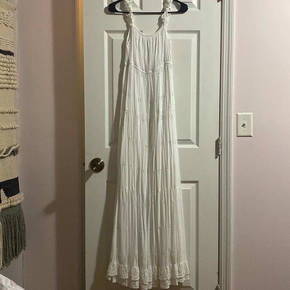 🦋 Jessica Simpson Eyelet 100% Cotton Maxi Dress